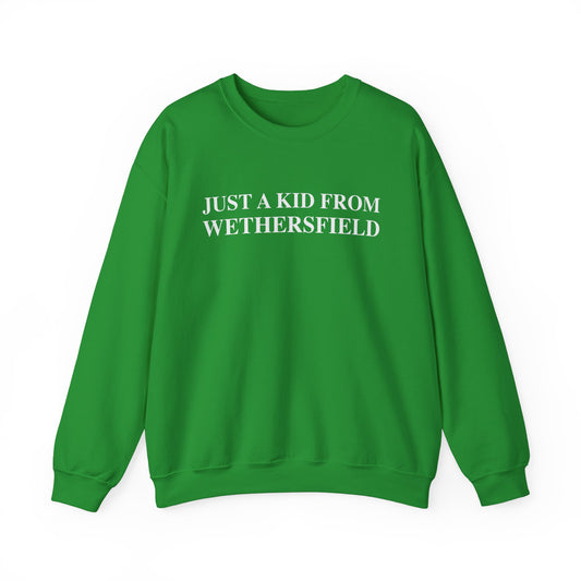 Just a kid from Wethersfield Unisex Heavy Blend™ Crewneck Sweatshirt