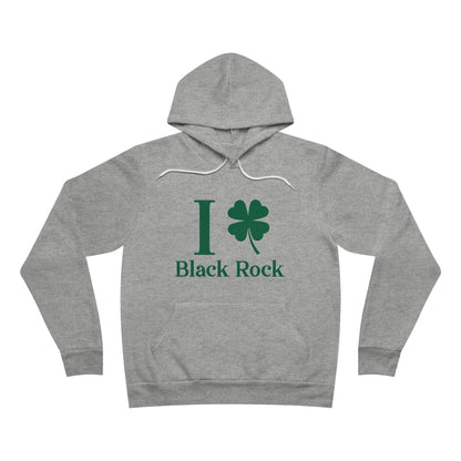 I Clover Black Rock Unisex Sponge Fleece Pullover Hoodie