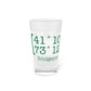 Bridgeport Coordinates Pint Glass, 16oz