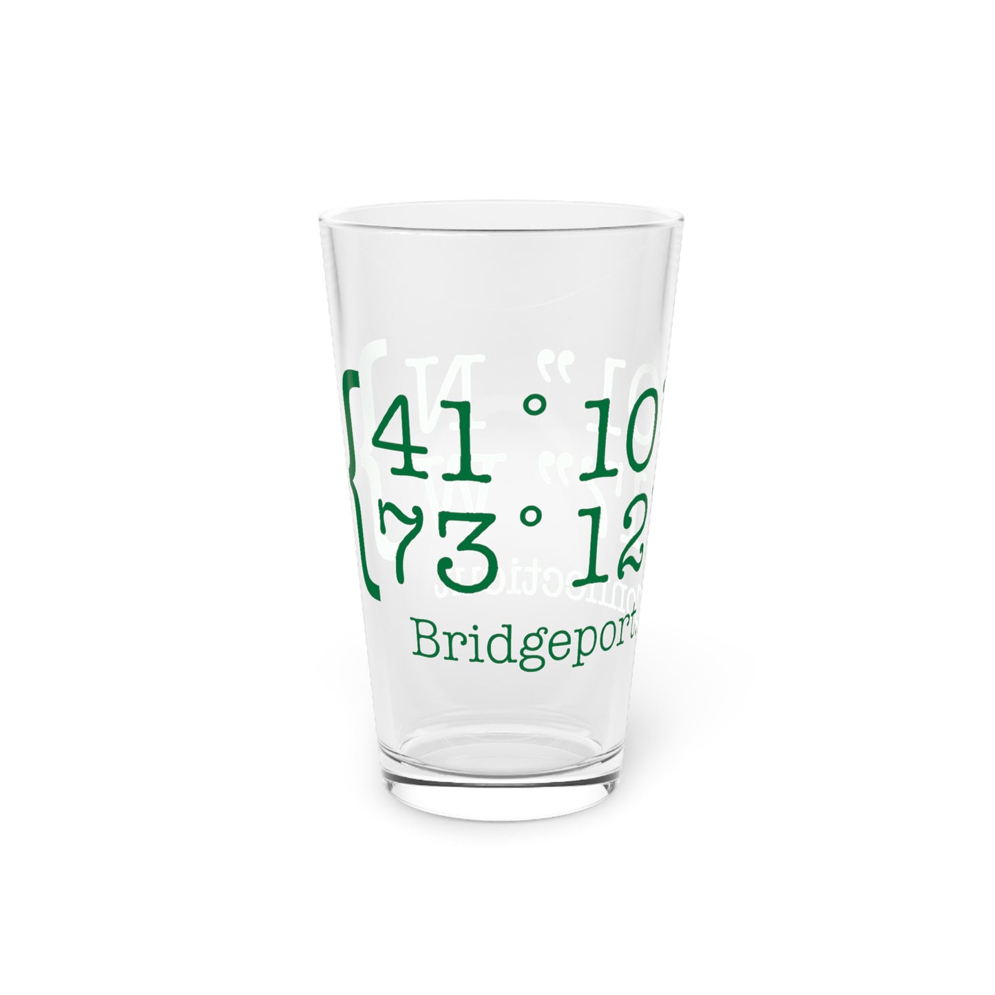 Bridgeport Coordinates Pint Glass, 16oz