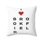 Brookfield Vision Spun Polyester Square Pillow