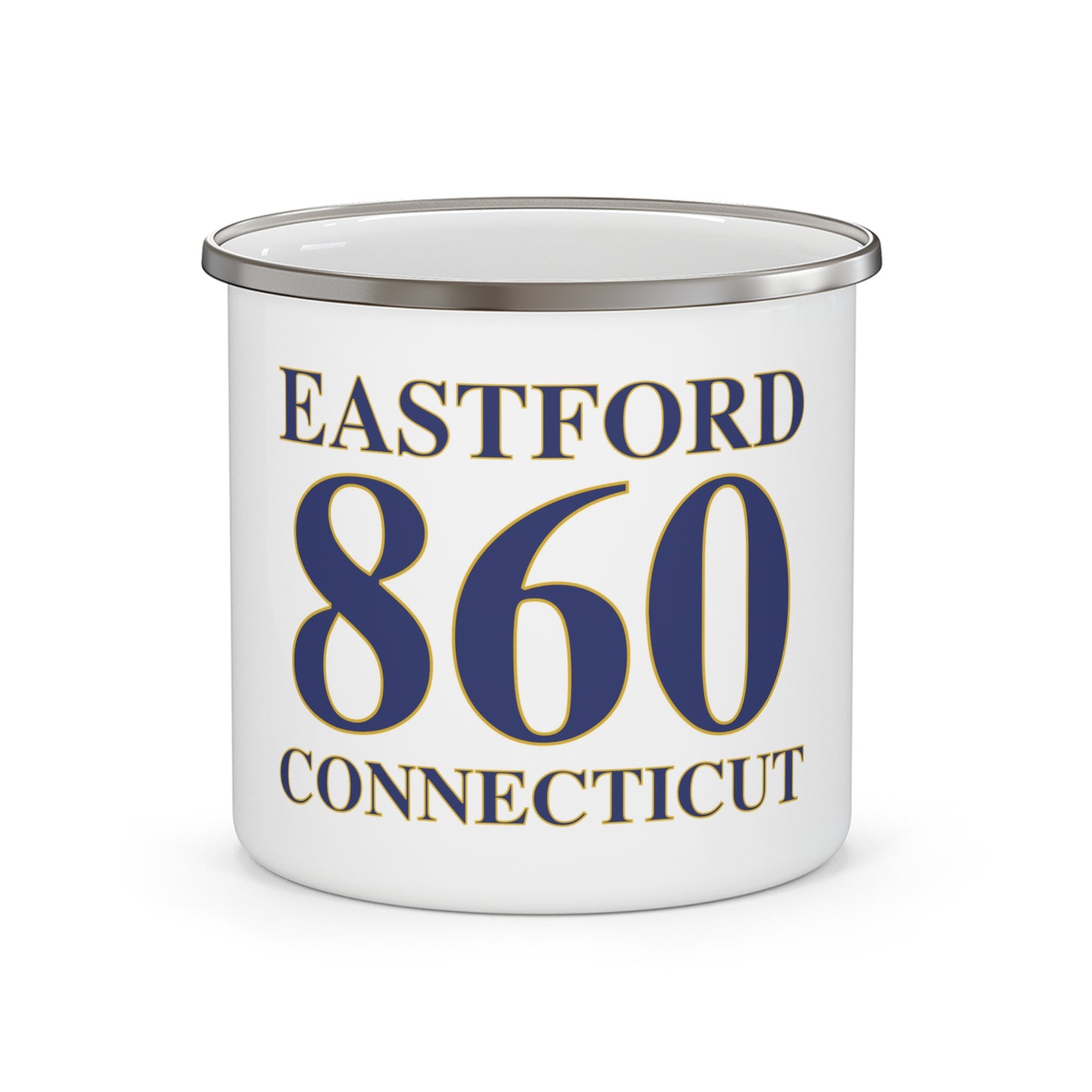 Eastford 860 Connecticut Enamel Camping Mug