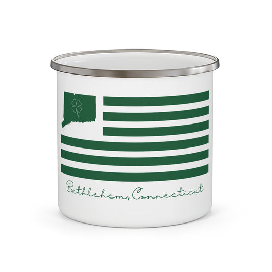 Bethlehem Connecticut St. Patrick’s Day Flag Enamel Camping Mug