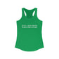 Just a kid from North Branford Women's Ideal Racerback Tank Top