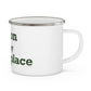 Union is My Happy Place  Enamel Camping Mug