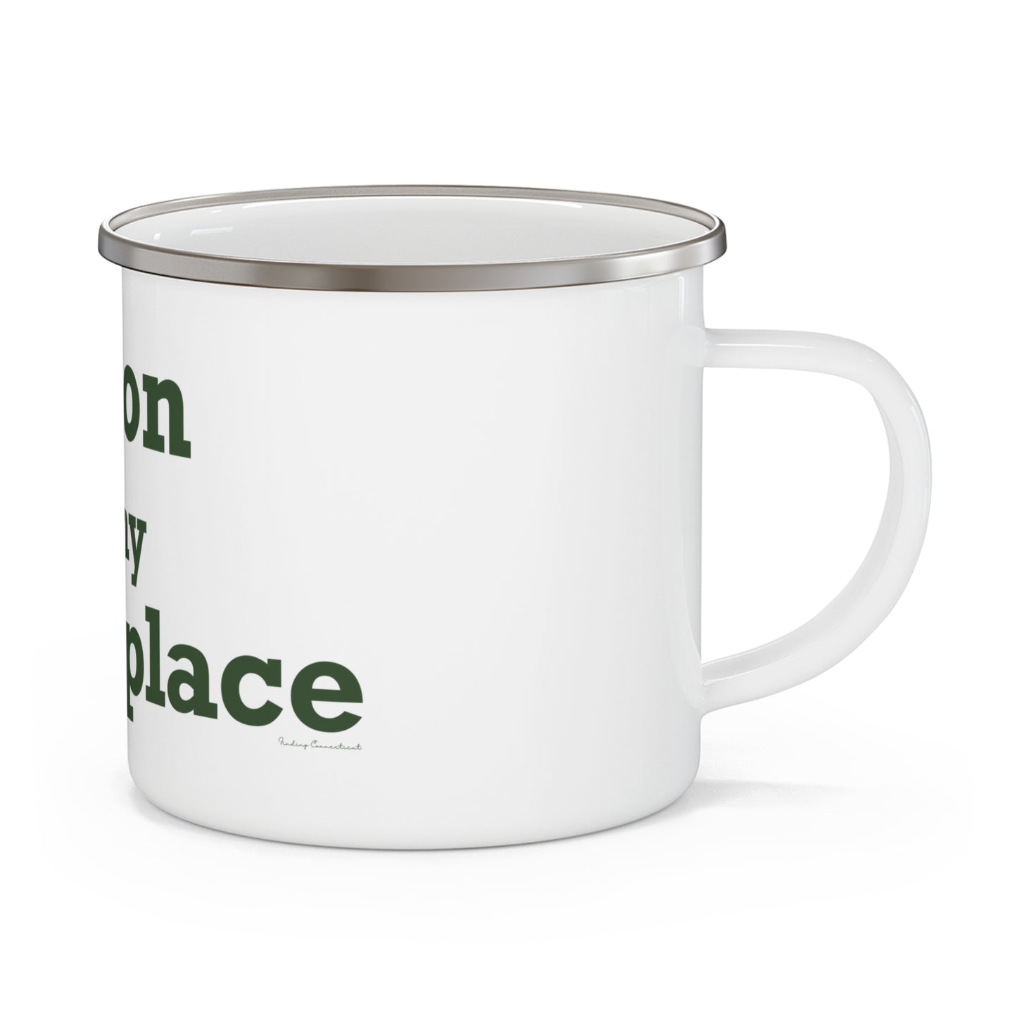 Union is My Happy Place  Enamel Camping Mug