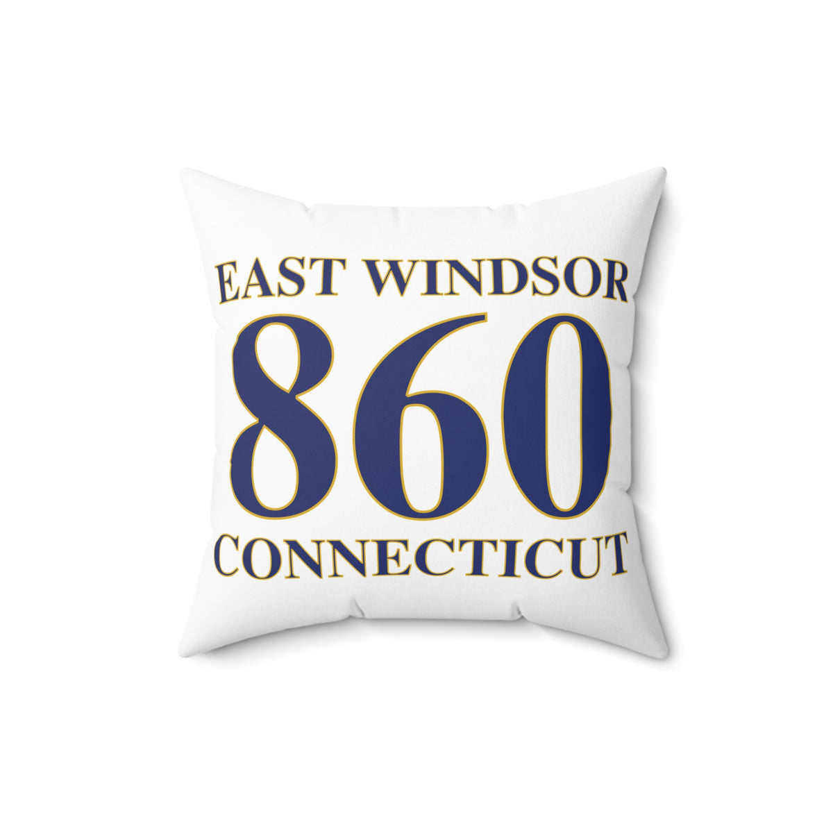 East Windsor 860 Connecticut Polyester Square Pillow