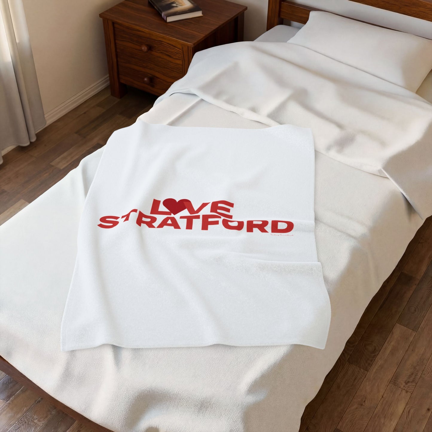 Love Stratford Velveteen Plush Blanket
