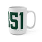 06851 Norwalk Connecticut Zip Code Mug 15oz