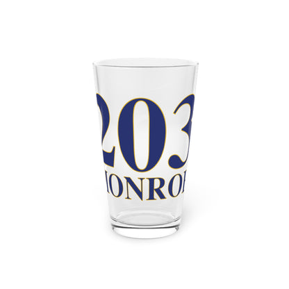 203 Monroe Pint Glass, 16oz