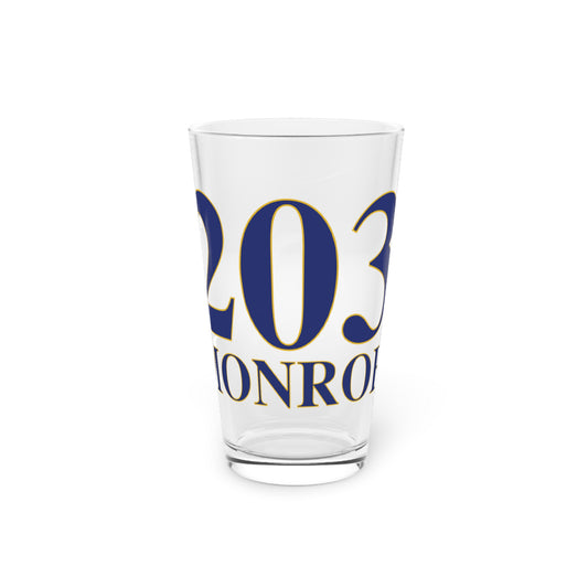 203 Monroe Pint Glass, 16oz