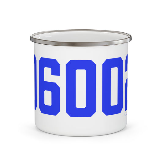 06002 Bloomfield Connecticut Zip Code Enamel Camping Mug