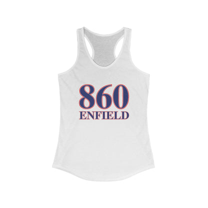 860 Enfield Red White & Blue Women's Ideal Racerback Tank Top