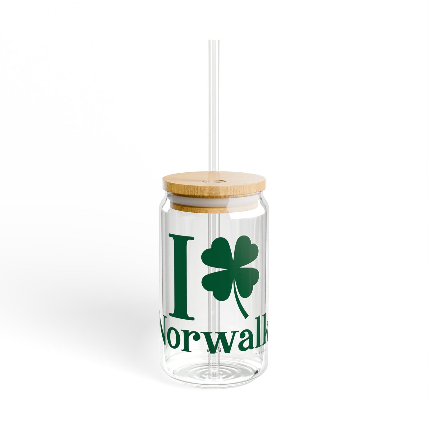 I Clover Norwalk Sipper Glass, 16oz