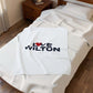 Love Wilton Velveteen Plush Blanket