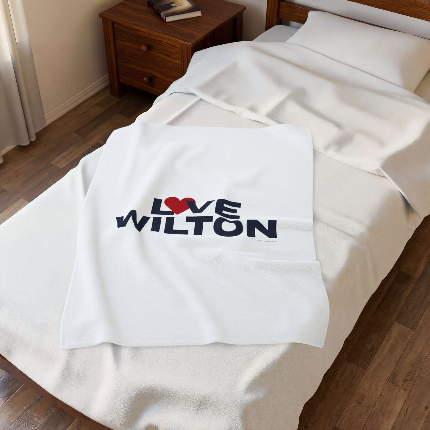 Love Wilton Velveteen Plush Blanket