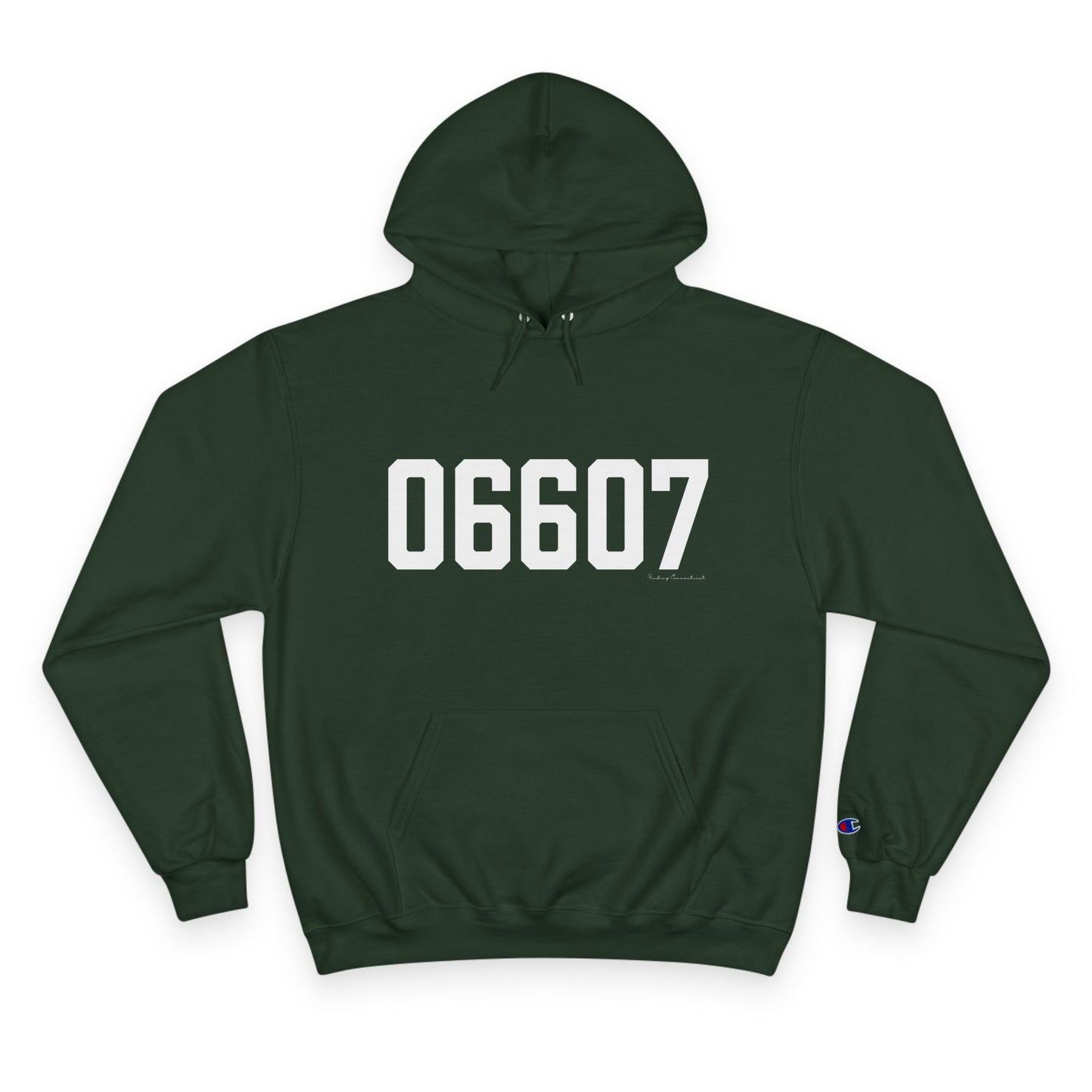 06607 Bridgeport CT Zip Code Champion Hoodie Sweatshirt