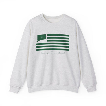 Orange Connecticut St. Patrick’s Day Flag Unisex Heavy Blend™ Crewneck Sweatshirt