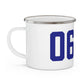 06371 Lyme Connecticut Zip Code Enamel Camping Mug