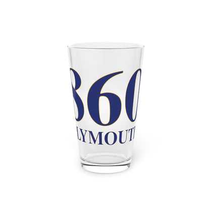 860 Plymouth Pint Glass, 16oz
