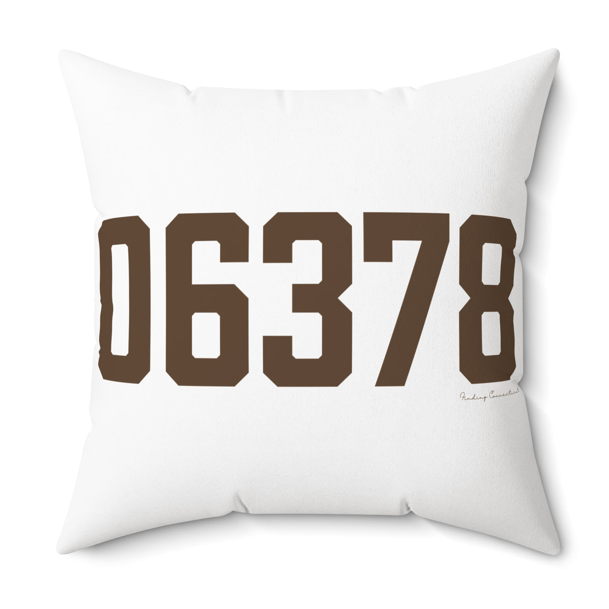 06378 Sprague Connecticut Zip Code Spun Polyester Square Pillow