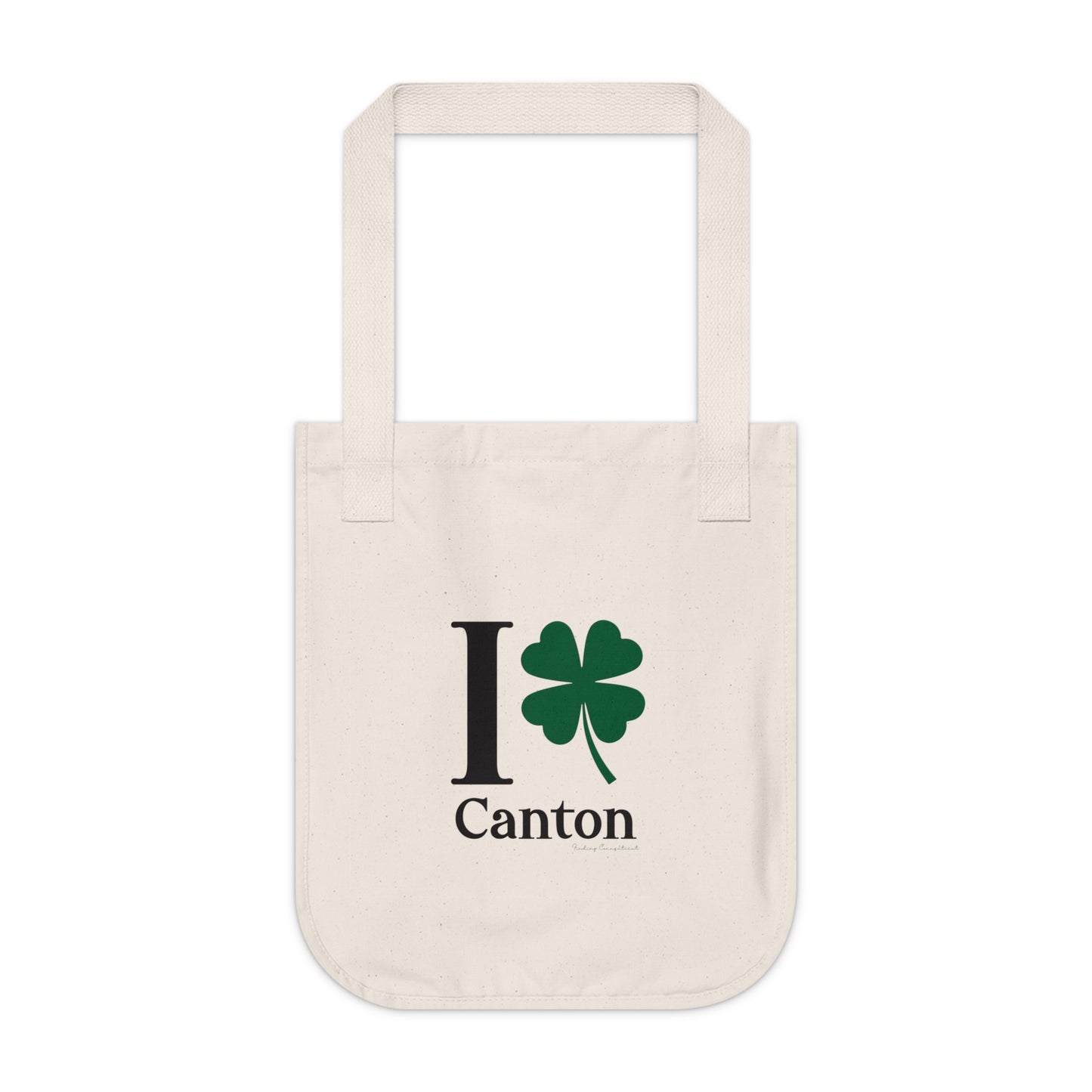 I Clover Canton Organic Canvas Tote Bag