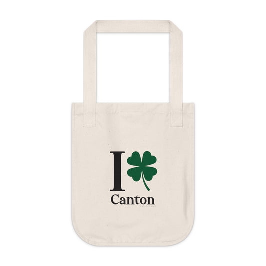 I Clover Canton Organic Canvas Tote Bag