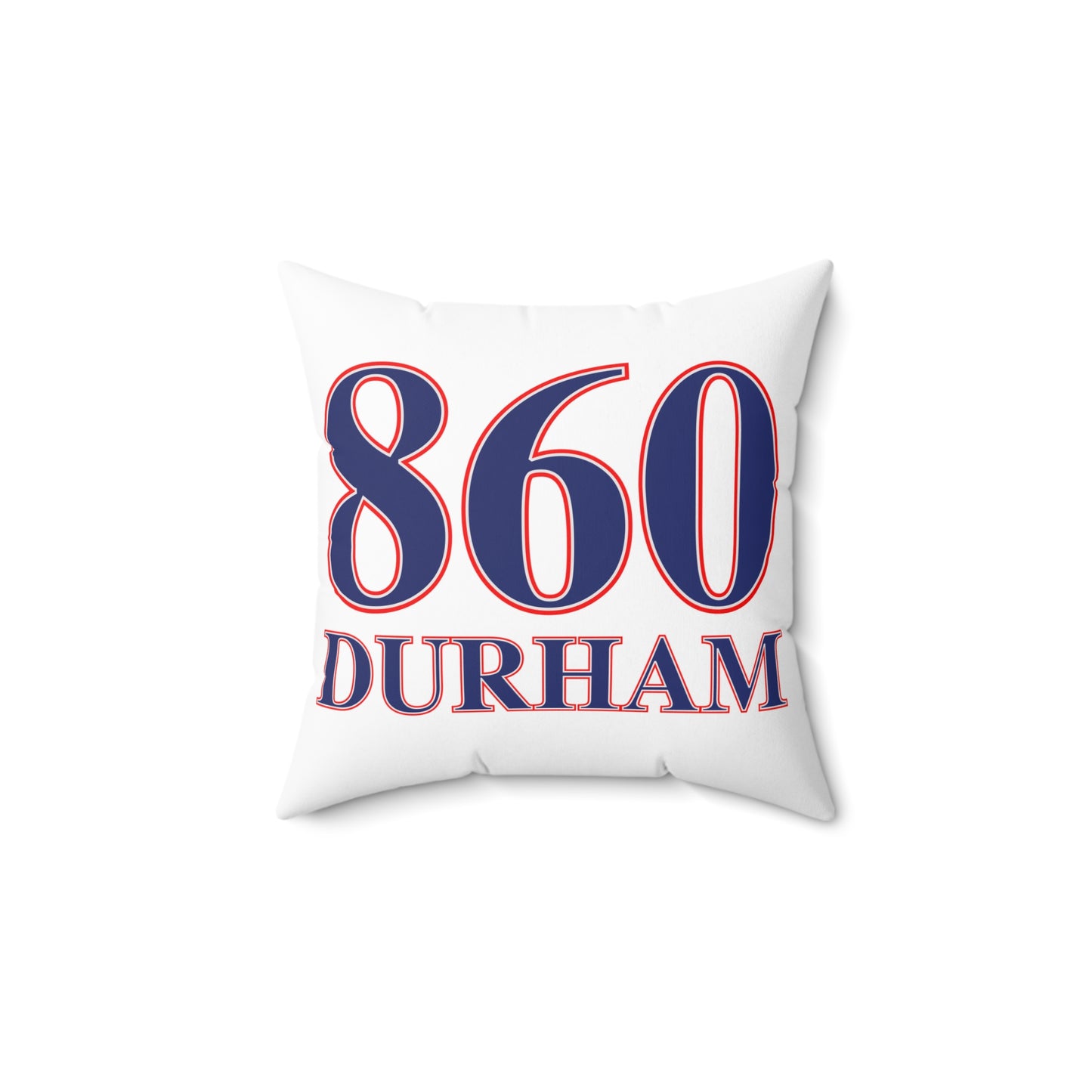860 Durham Red, White & Blue  Spun Polyester Square Pillow