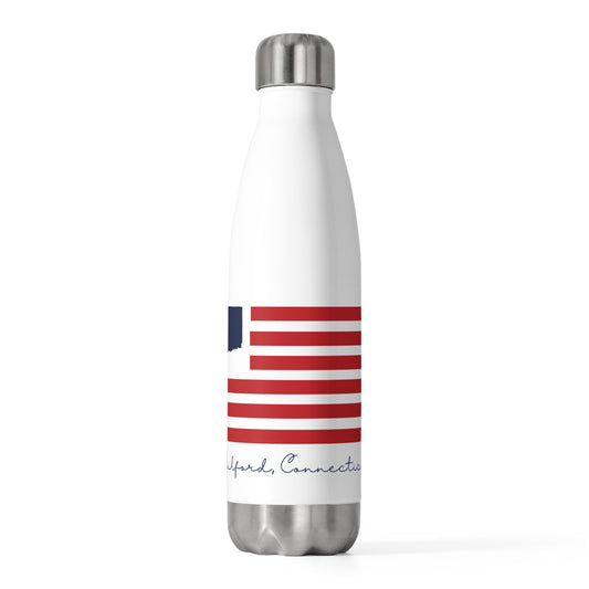 Guilford Connecticut Flag 20 oz Insulated Bottle