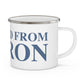 Just a kid from Sharon Enamel Camping Mug