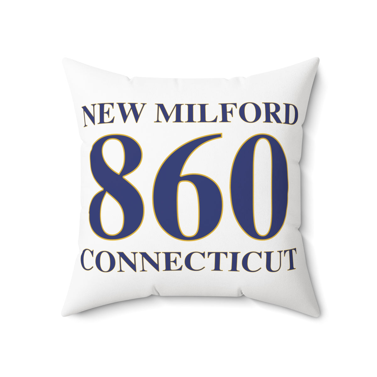 New Milford 860 Connecticut Polyester Square Pillow