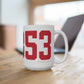 06853 Norwalk Connecticut Zip Code Mug 15oz