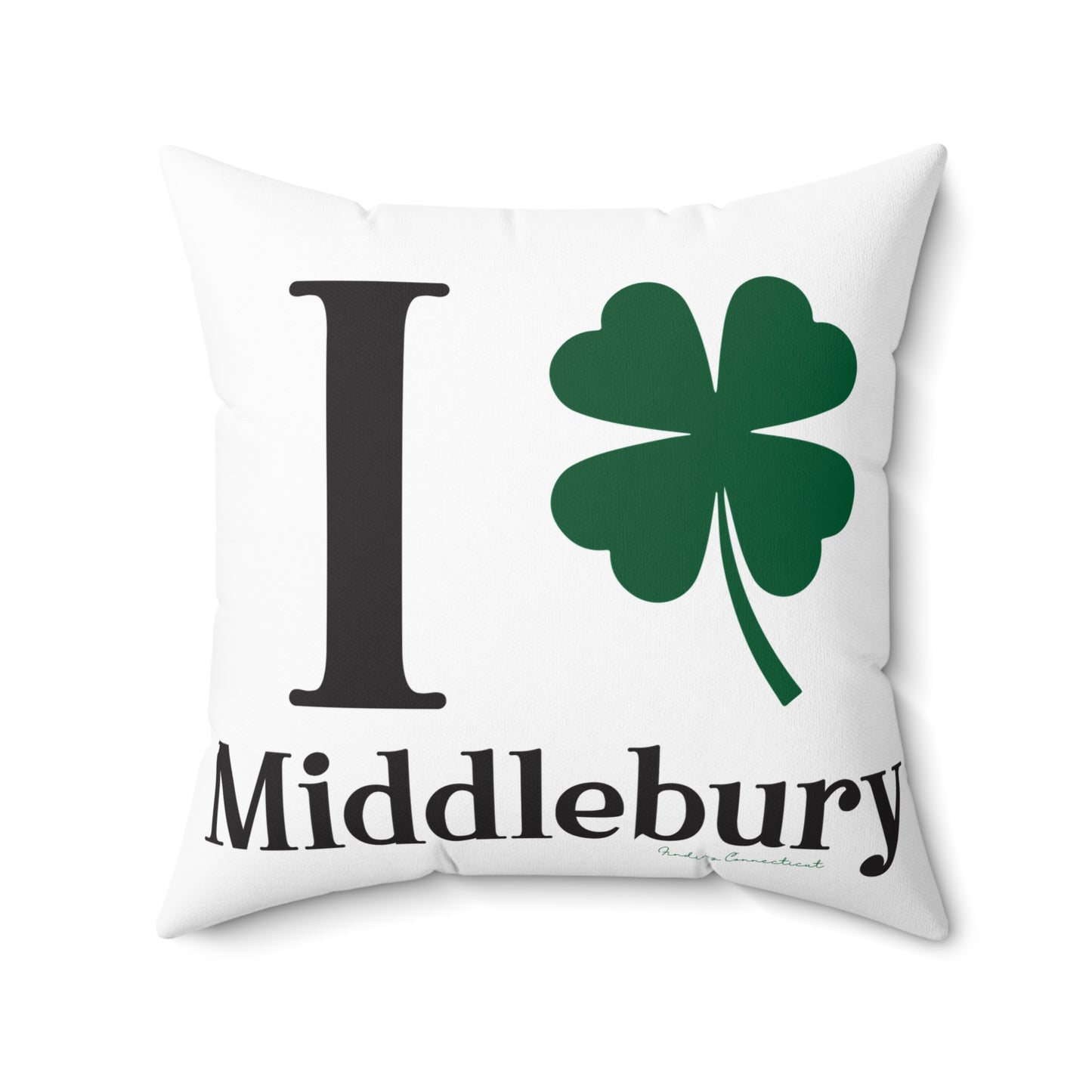 I Clover Middlebury Spun Polyester Square Pillow