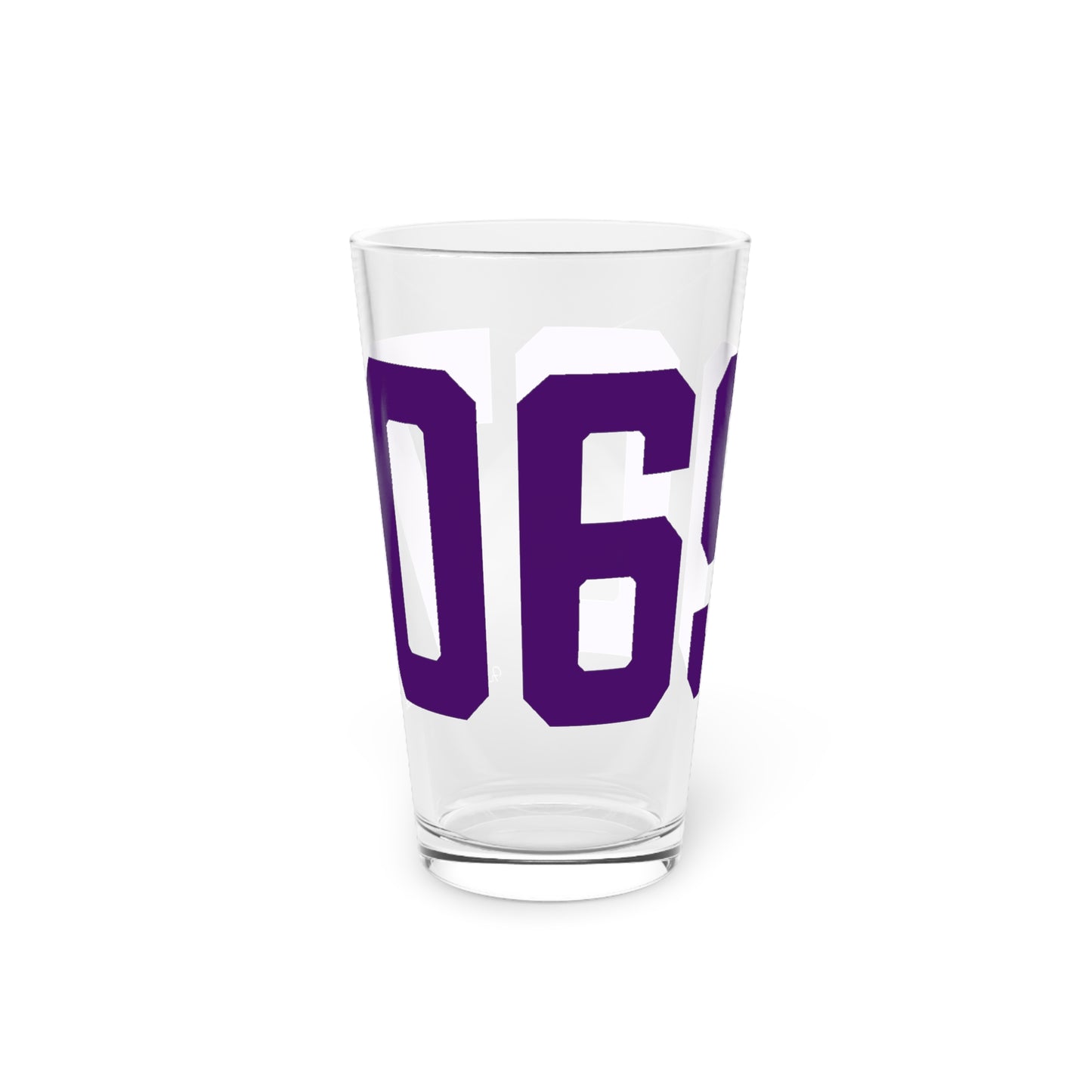 06907 Stamford Connecticut Zip Code Pint Glass, 16oz