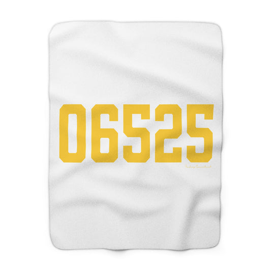 06525 Woodbridge Connecticut Zip Code Sherpa Fleece Blanket