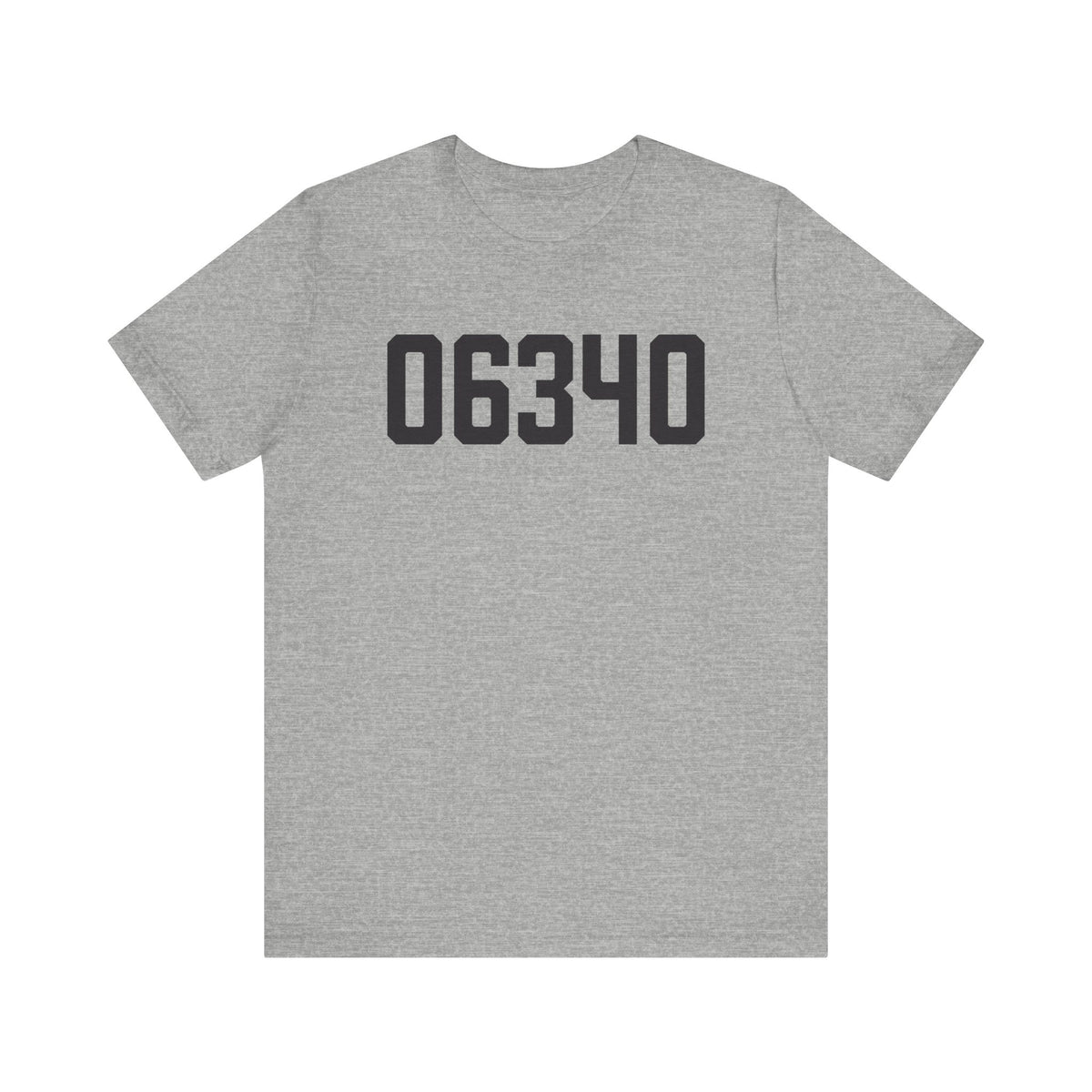 06340 Groton Connecticut Zip Code Unisex Jersey Short Sleeve T-Shirt