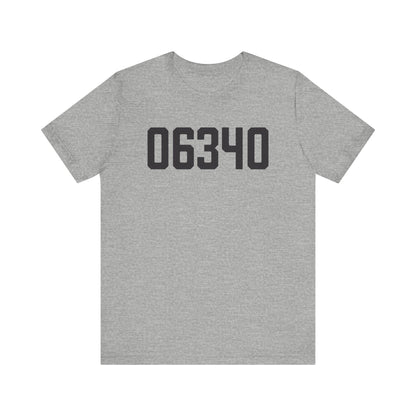 06340 Groton Connecticut Zip Code Unisex Jersey Short Sleeve T-Shirt