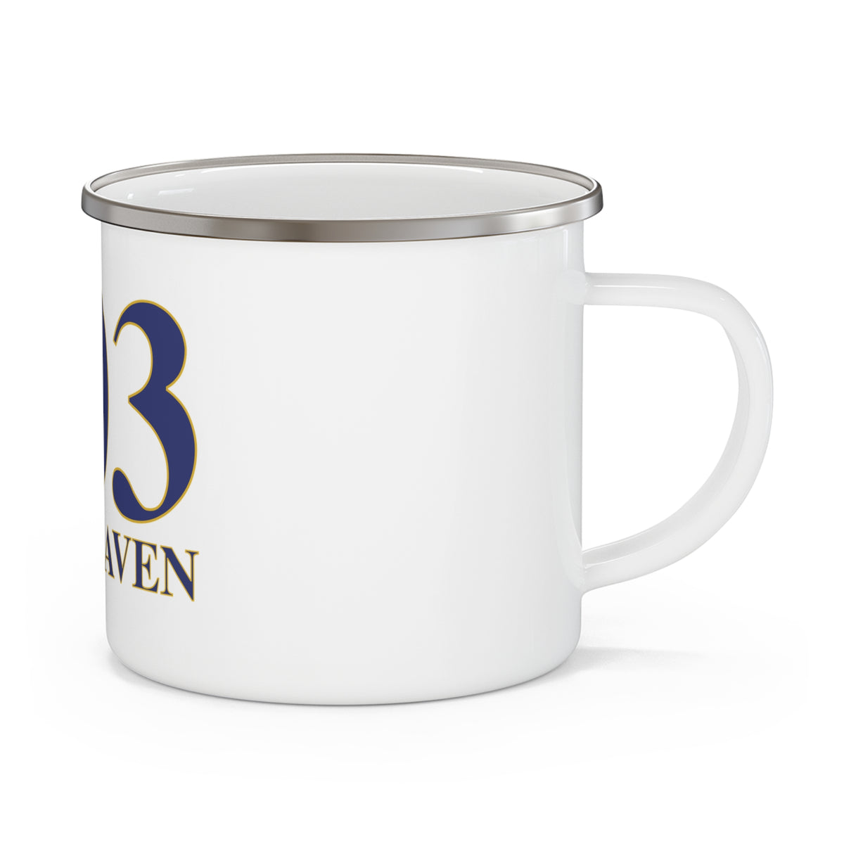 203 West Haven Enamel Camping Mug