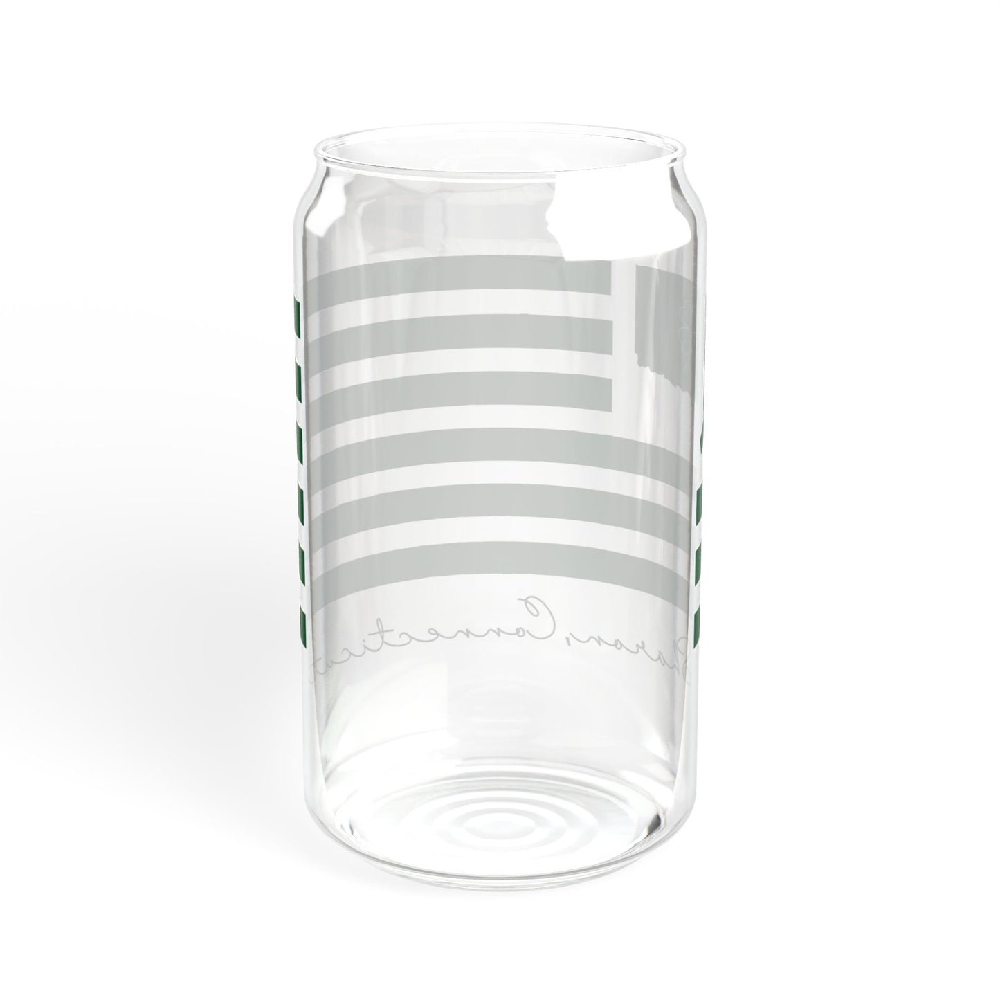 Sharon Connecticut St. Patrick’s Day Flag Sipper Glass, 16oz