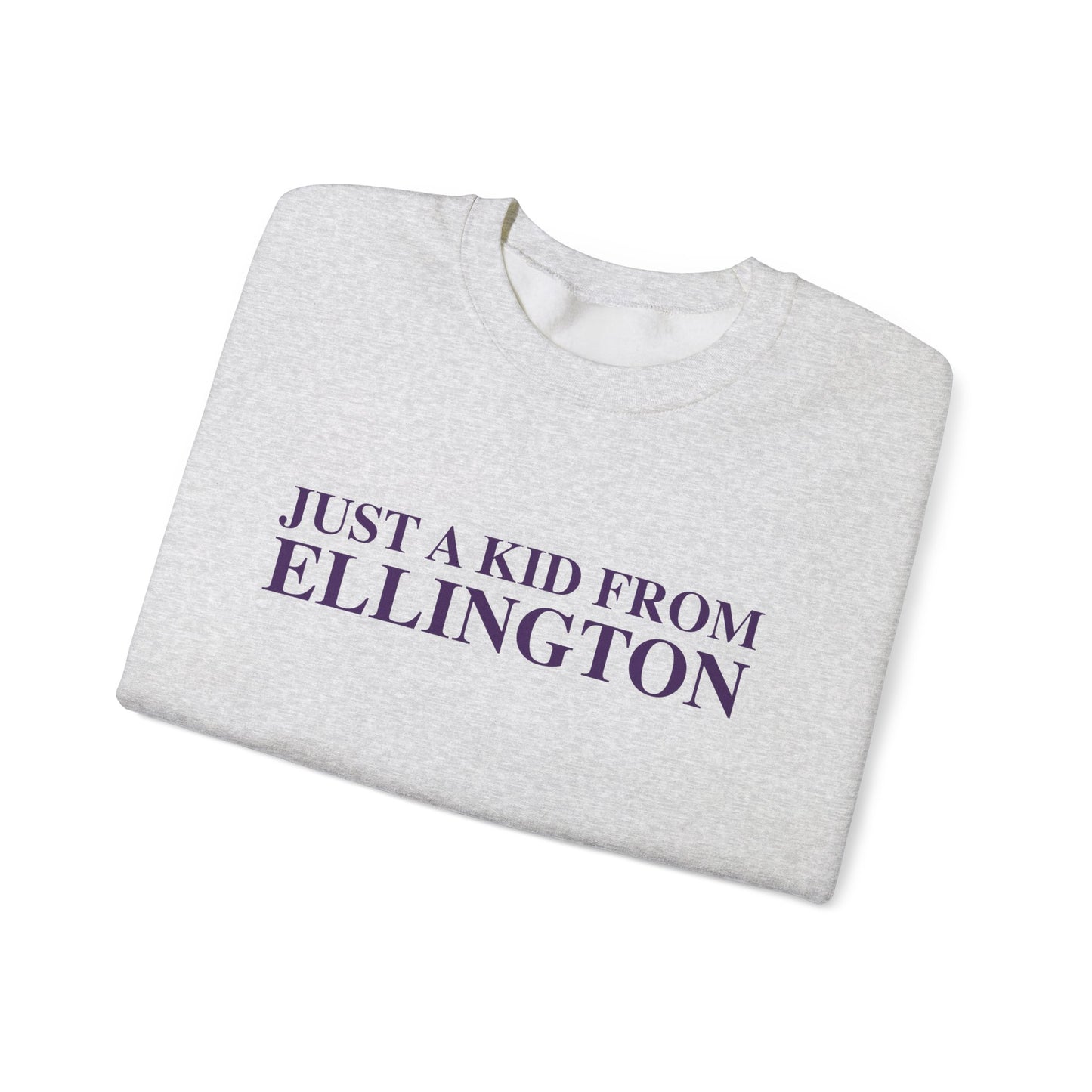 Just a kid from Ellington Unisex Heavy Blend™ Crewneck Sweatshirt