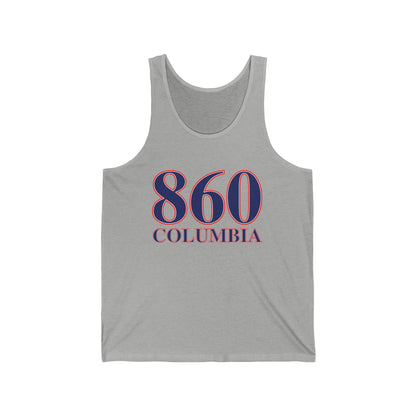 860 Columbia Red White & Blue Unisex Jersey Tank Top
