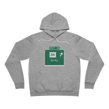 Vintage WCP Exit 58 Sign Unisex Sponge Fleece Pullover Hoodie