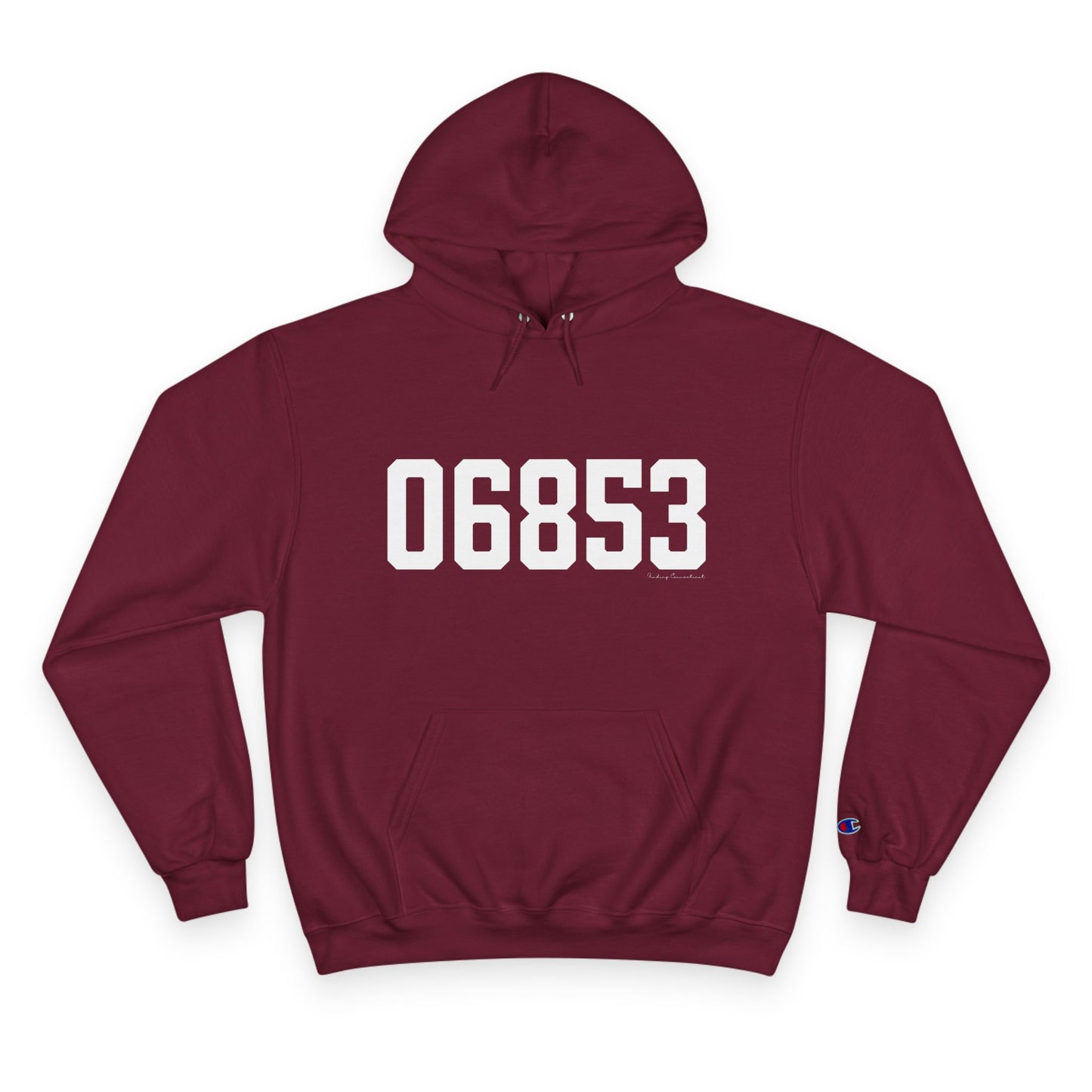 06853 Norwalk CT Zip Code Champion Hoodie Sweatshirt