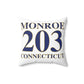 Monroe 203 Connecticut  Spun Polyester Square Pillow