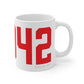 06042 Manchester Connecticut Zip Code Mug 11oz