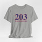 203 Wallingford Red White & Blue Unisex Jersey Short Sleeve T-Shirt