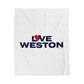 Love Weston Velveteen Plush Blanket