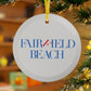 41 Tilt Fairfield Beach Glass Ornaments