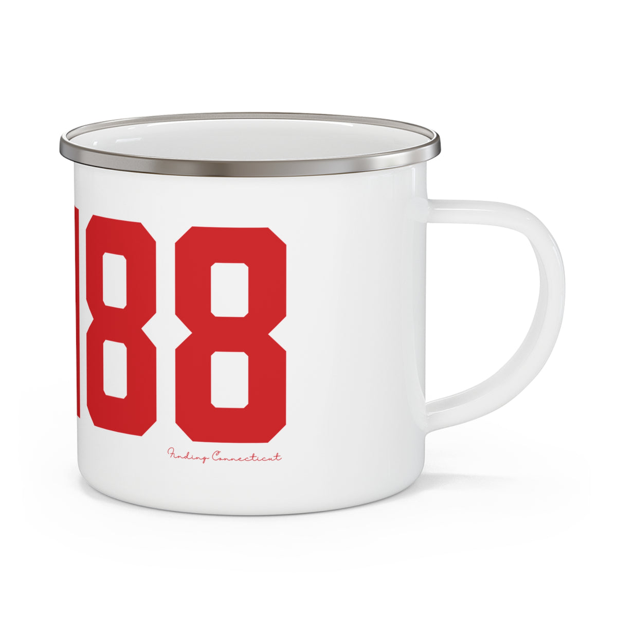 06488 Southbury Connecticut Zip Code Enamel Camping Mug