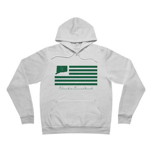 Columbia Connecticut St. Patrick’s Day Flag Unisex Sponge Fleece Pullover Hoodie